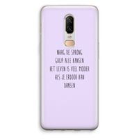 Sprong: OnePlus 6 Transparant Hoesje
