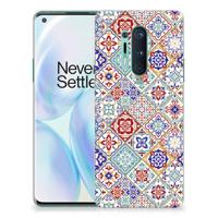 OnePlus 8 Pro | TPU | Siliconen hoesje | Tiles Color