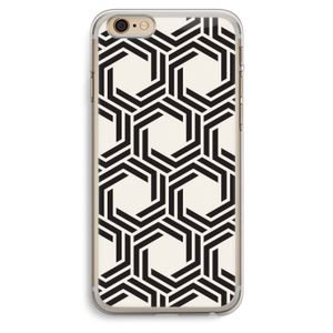 Geometrisch patroon: iPhone 6 Plus / 6S Plus Transparant Hoesje
