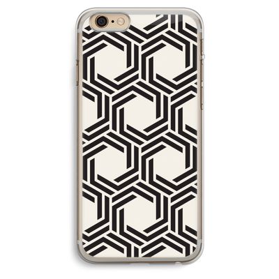 Geometrisch patroon: iPhone 6 Plus / 6S Plus Transparant Hoesje