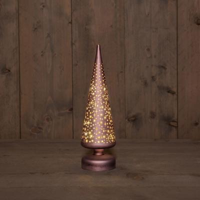 B.O.T. Tree Glass Matt Bronze With Stars 9X30 cm - Annas collection