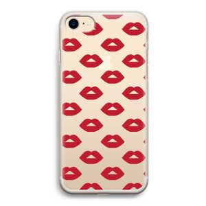 Lips: iPhone 7 Transparant Hoesje