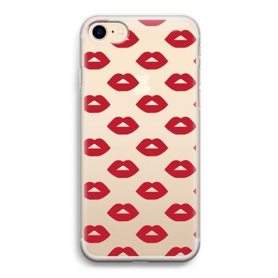 Lips: iPhone 7 Transparant Hoesje