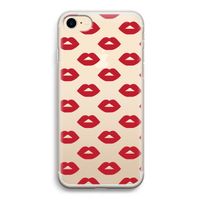 Lips: iPhone 7 Transparant Hoesje