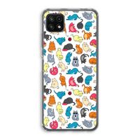Kleurrijke katten: Samsung Galaxy A22 5G Transparant Hoesje