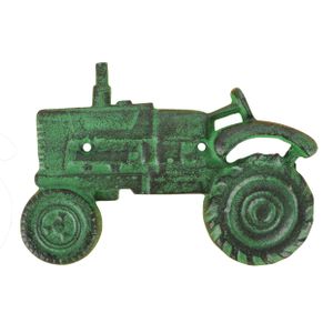 Esschert Design Flessenopener Tractor 20x7x13cm  Rood Of Groen