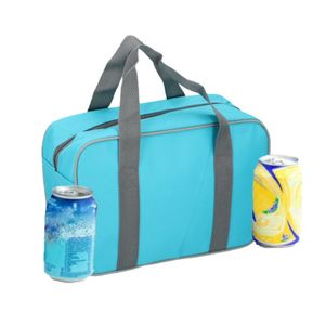 Kleine koeltas voor lunch blauw 29 x 19 x 12 cm 7 liter   -