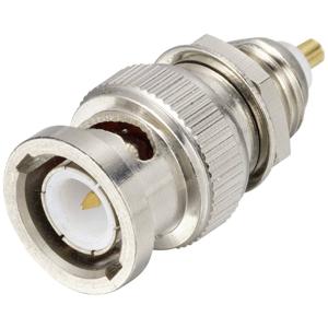 TRU COMPONENTS TC-10357420 BNC-connector Stekker, inbouw verticaal 50 Ω 1 stuk(s)