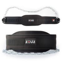 ZEUZ® Dip belt - Dipping Gordel & Gewicht Riem – Fitness, Crossfit & Calisthenics – Zwart - thumbnail