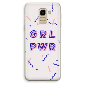 GRL PWR: Samsung Galaxy J6 (2018) Transparant Hoesje