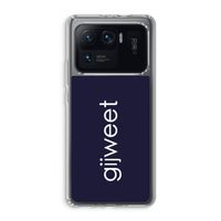 Gijweet: Xiaomi Mi 11 Ultra Transparant Hoesje