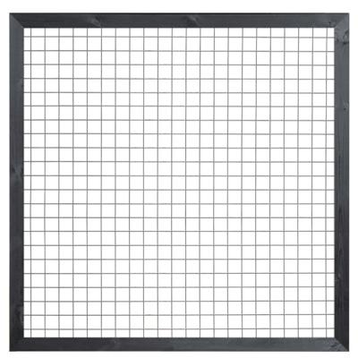 Gaaselement met kader zwart 180x180 cm Tuindeco - Tuindeco