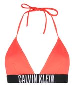 Calvin Klein haut de bikini à bande logo - Rouge - thumbnail