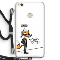 GSM secure: Huawei Ascend P8 Lite (2017) Transparant Hoesje met koord