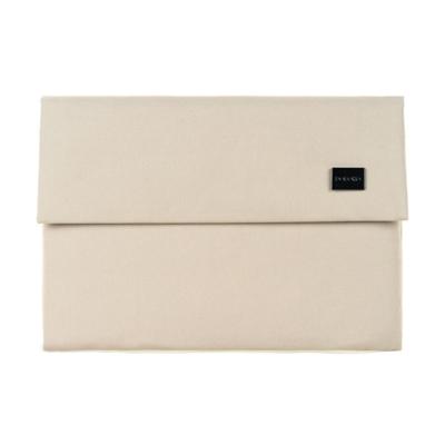 POFOKO e200 serie polyester waterdichte laptop sleeve tas voor 14-15 4 inch laptops (beige)