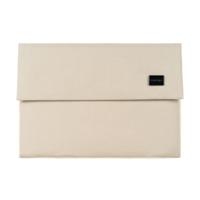 POFOKO e200 serie polyester waterdichte laptop sleeve tas voor 14-15 4 inch laptops (beige)