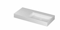 Wastafel INK United 1000x450x110 mm Mat wit 0206422
