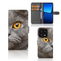 Telefoonhoesje | Met pasjeshouder | Xiaomi 13 Pro Britse Korthaar