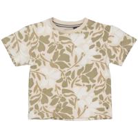 LEVV Little Jongens t-shirt - Mak - AOP bloemen wit - thumbnail