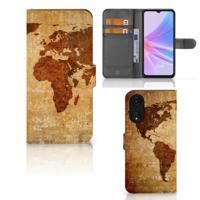 OPPO A78 5G | A58 5G | Flip Cover | Wereldkaart