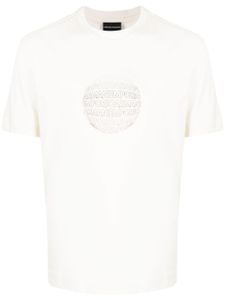 Emporio Armani t-shirt en coton à logo imprimé - Blanc