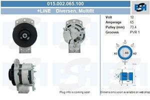 Dynamo PSH NIEUW Universeel 12V. Lucas Type 015002065100