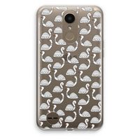 Zwanen: LG K10 (2017) Transparant Hoesje