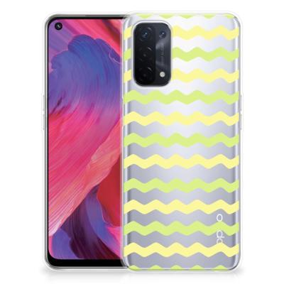OPPO A93 5G | TPU bumper | Waves Yellow
