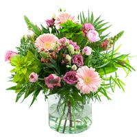 Roze voorjaarsboeket