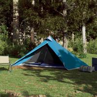 VidaXL Hangende tipi tent 1-persoons waterdicht blauw