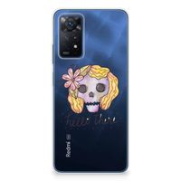 Silicone Back Case Xiaomi Redmi Note 11 Pro 5G Boho Skull - thumbnail