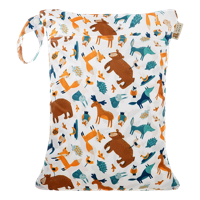 HappyBear wetbag - Bosdieren