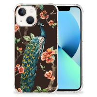 iPhone 13 Case Anti-shock Pauw met Bloemen