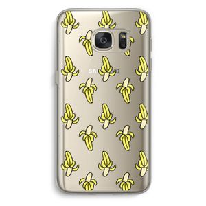 Bananas: Samsung Galaxy S7 Transparant Hoesje