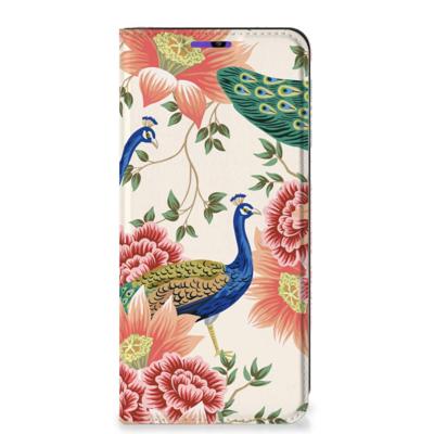 Hoesje maken voor Samsung Galaxy A22 4G | M22 Pink Peacock Hoesje maken voor Samsung Galaxy A22 4G | M22 Pink Peacock