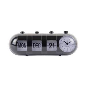 Karlsson - Alarm Clock Retro Tube Calendar Flip