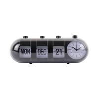 Karlsson - Alarm Clock Retro Tube Calendar Flip