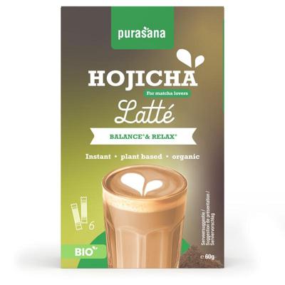 Purasana latte hojicha bio