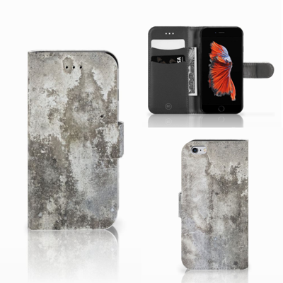 Apple iPhone 6 | 6s | Bookcase | Beton Print