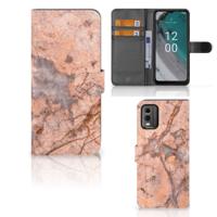 Nokia C32 | Bookcase | Marmer Oranje