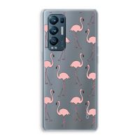 Anything Flamingoes: Oppo Find X3 Neo Transparant Hoesje