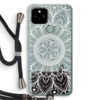 Roses Are Red: Pixel 5 Transparant Hoesje met koord Roses Are Red: Pixel 5 Transparant Hoesje met koord