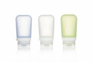 Human Gear GoToob+ 3-Pack -3x 74ML - Clear/Green/Blue