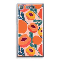 Perzik: Sony Xperia XZ1 Transparant Hoesje