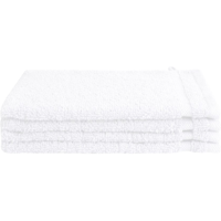 Byrklund Washandjes 16x21 cm Wit - 4 stuks