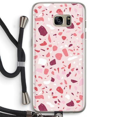 Terrazzo N°15: Samsung Galaxy S7 Edge Transparant Hoesje met koord