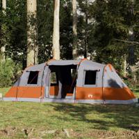 VidaXL Tunneltent 6-persoons waterdicht grijs - thumbnail