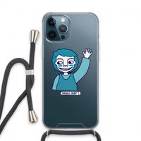 Zwaai: iPhone 13 Pro Max Transparant Hoesje met koord