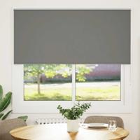 VidaXL Rolgordijn verduisterend 160x150 cm stofbreedte 156,6 cm grijs
