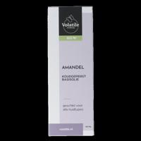 Amandel koudgeperst basisolie bio glazen fles 100 Milliliter